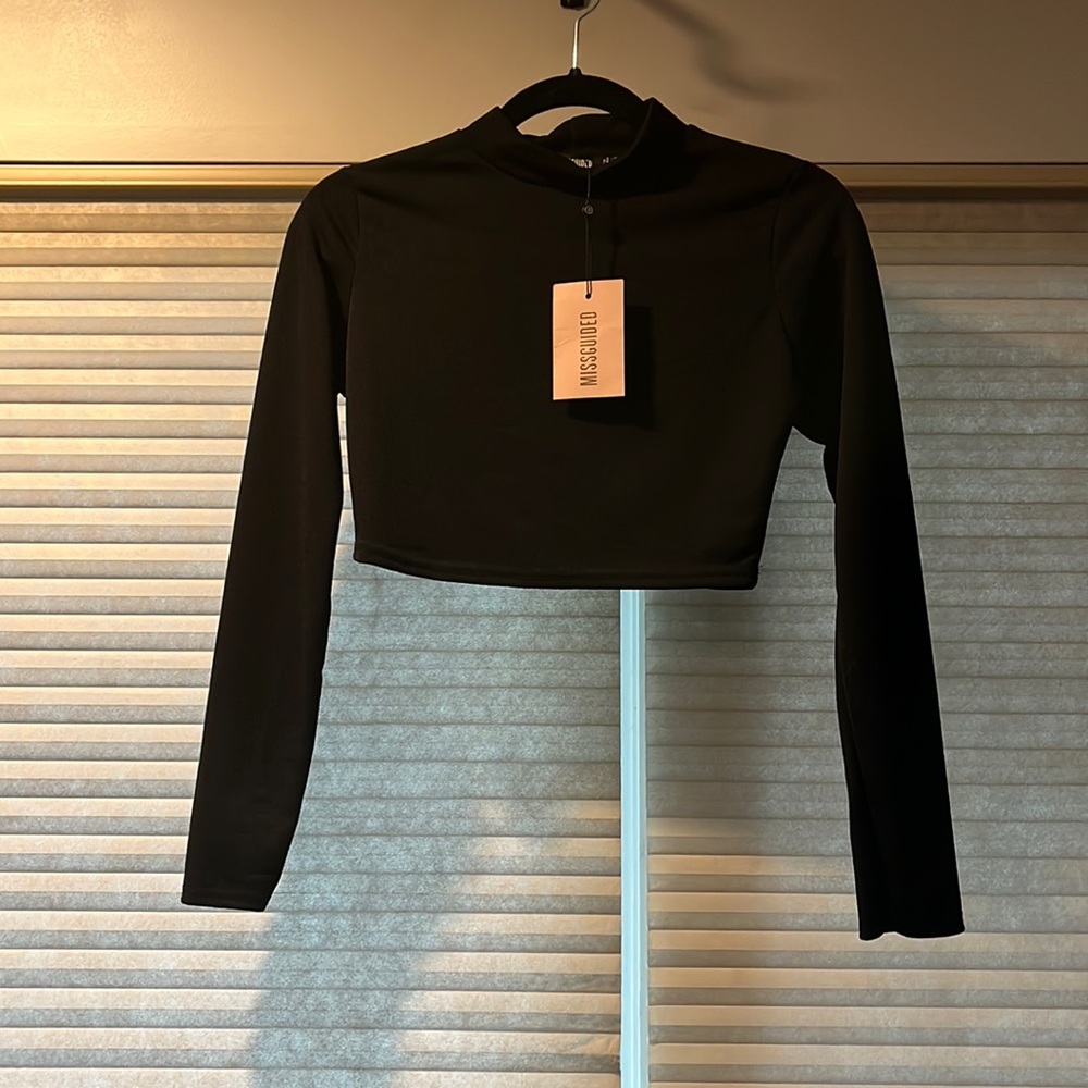 Black Crop Top